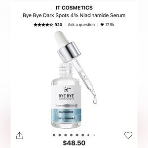 Brand new it cosmetics dark spots concentrated serum